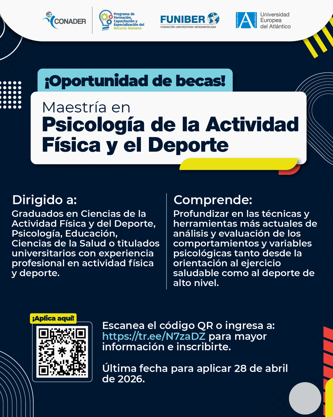 Maestría en Psicología de la Actividad Física y el Deporte